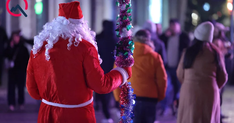 Bakının Yeni il əhvalı Fotolarda