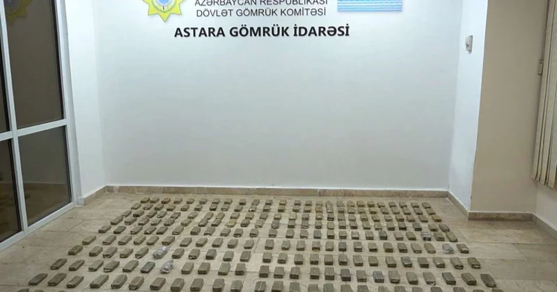 Qarpız yükünün içərisində xüsusilə külli miqdarda narkotik vasitə aşkarlanıb FOTO VİDEO