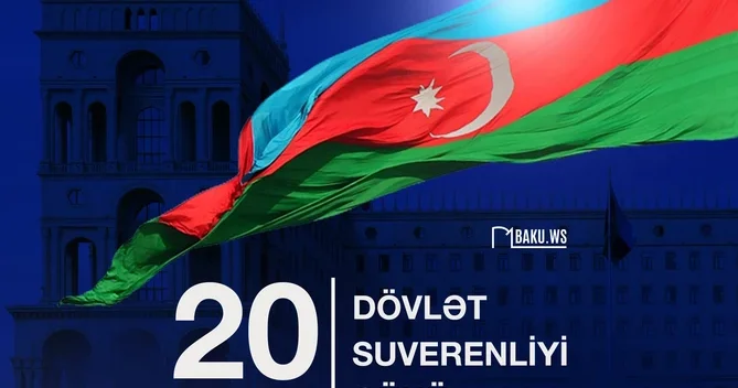 Azərbaycanda Dövlət Suverenliyi Günüdür