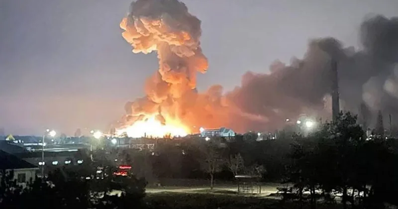 Kiyevdə Yeni il gecəsində partlayış səsləri