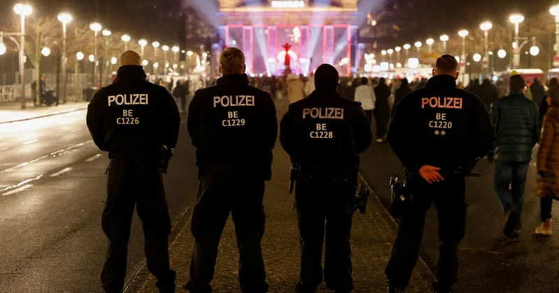 Berlin polisi Yeni il ərəfəsində yüzlərlə şəxsi həbs edib
