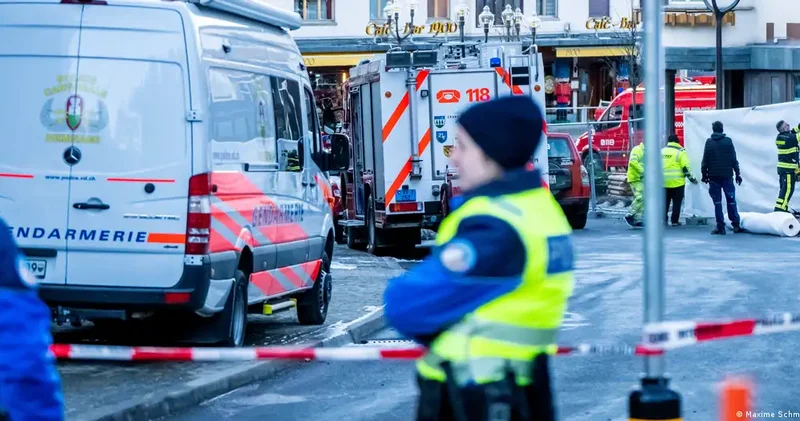 İsveçrədə dağ kurortunda yanğın: 40 nəfər həlak olub VİDEO