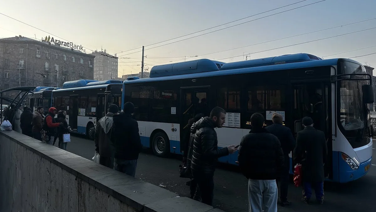 İrəvanda ictimai nəqliyyatdakı qiymət artımına görə boykot aksiyası başlayıb