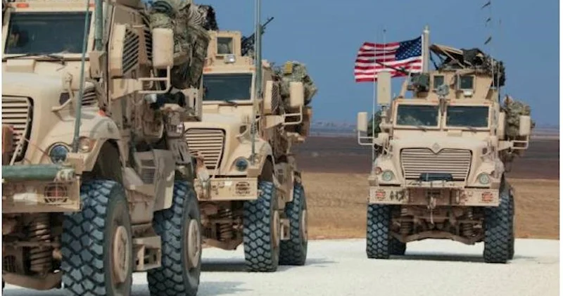 ABŞ Suriyanın şimal şərqindən İraqa hərbi texnika daşıyır