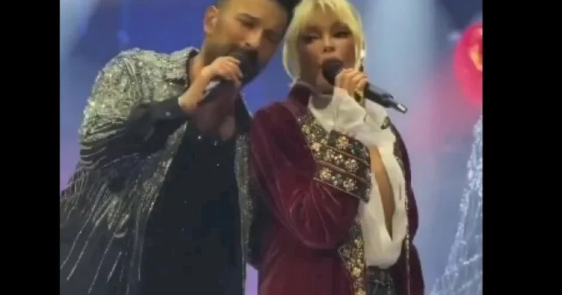 Tarkan Ajda Pekkan birgə mahnı oxudular VİDEO
