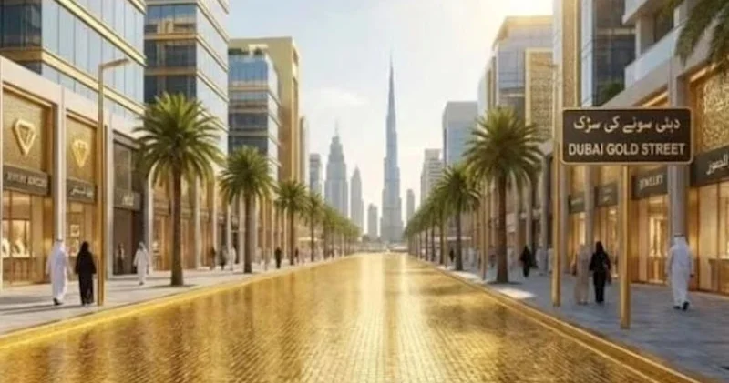 Dubayda əsl qızıldan yeni küçə inşa olunacaq