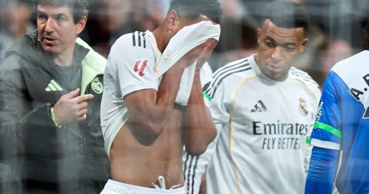 Real da ciddi itki, göz yaşları ilə meydanı tərk etdi 1 ay oynaya bilməyəcək