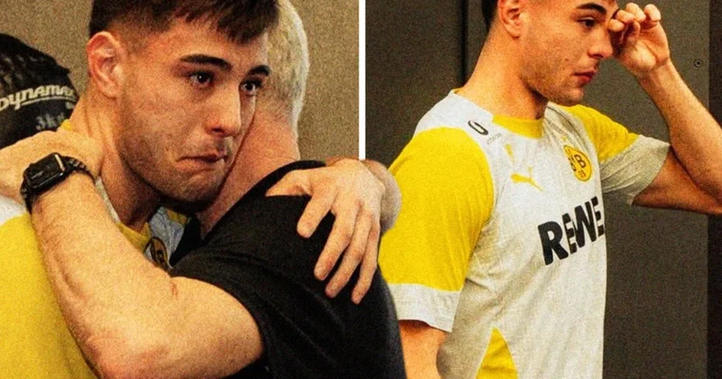 Anselmino Dortmunddakı komanda yoldaşları ilə göz yaşları içində vidalaşdı