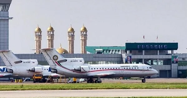 Qroznı aeroportu bağlandı