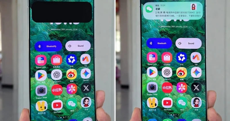 Samsung dan gizli ekran inqilabı: Telefonunuza baxan heç nə görməyəcək