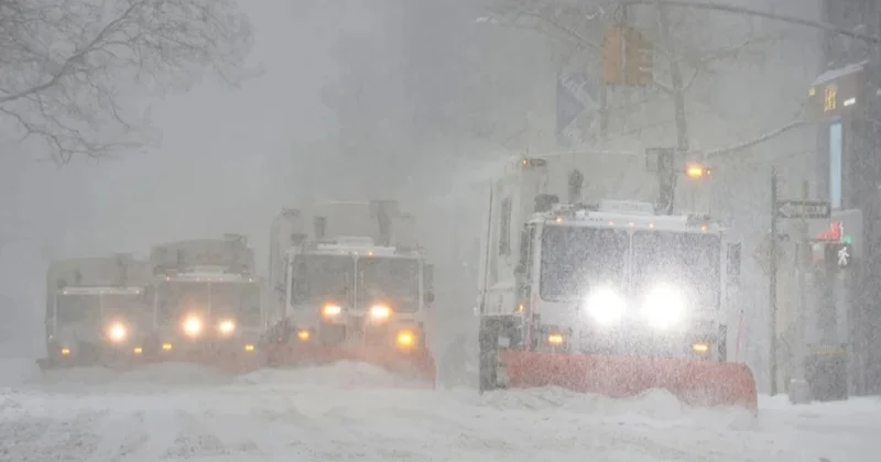 ABŞ da yeni bir qar fırtınası başlayıb