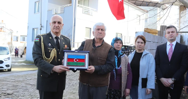 Сотрудники военного дипкорпуса Азербайджана посетили семью шехида в турецкой Мугле