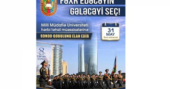 Milli Müdafiə Universiteti sənəd qəbulu elan edir