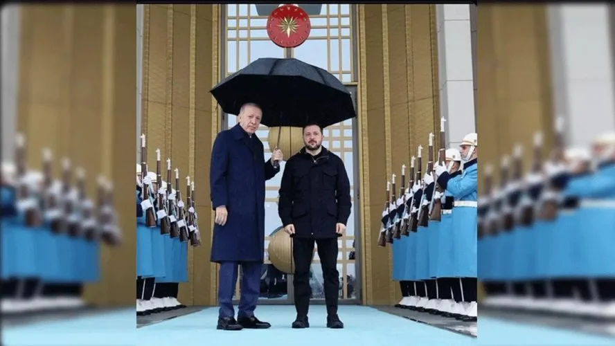 Ukrayna səfirliyi Ərdoğanla Zelenskinin fotosunu paylaşıb, bu mesajı verdi