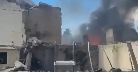 Последствия иранского удара по городу Бейт Шемеш есть погибшие ВИДЕО