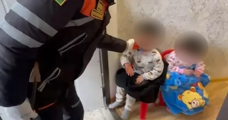 Сотрудники МЧС спасли трёхлетнего ребёнка из опасной ситуации видео
