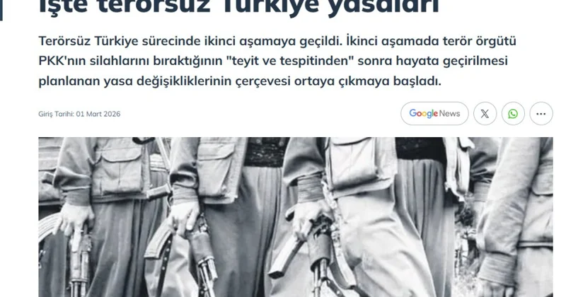 “Terrorsuz Türkiyə”nin ikinci mərhələsi Müdafiə Nazirliyi və kəşfiyyat xidmətinin məlumatları əsasında başlayacaq