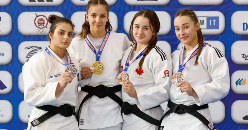 Вюсаля Гаджиева завоевала серебряную медаль на Кубке Европы по дзюдо среди молодежи
