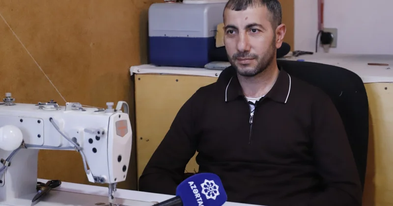 Özünüməşğulluq proqramı çərçivəsində qazanılan uğur hekayəsi: Dərzi Mübariz Ələkbərov REPORTAJ