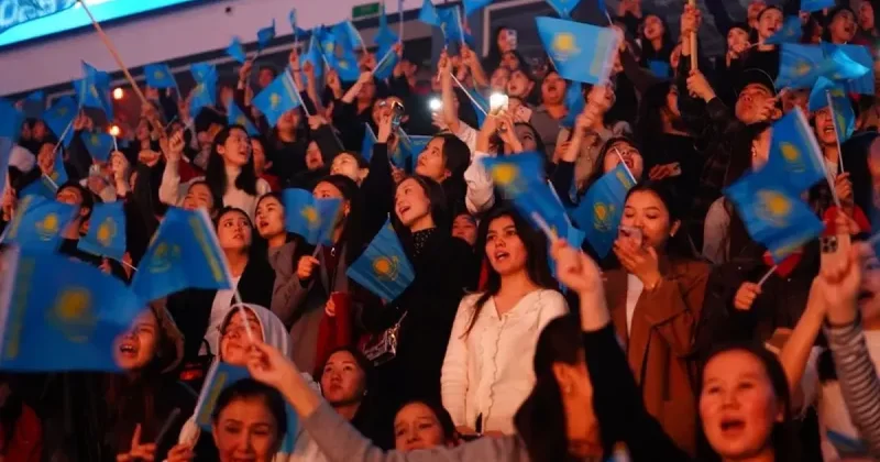 В Алматы прошло масштабное мероприятие в поддержку референдума