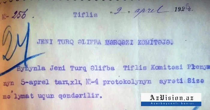 Yeni əlifbaya keçid: 100 il əvvəl nələr olmuşdu TARİXİ ARAŞDIRMA