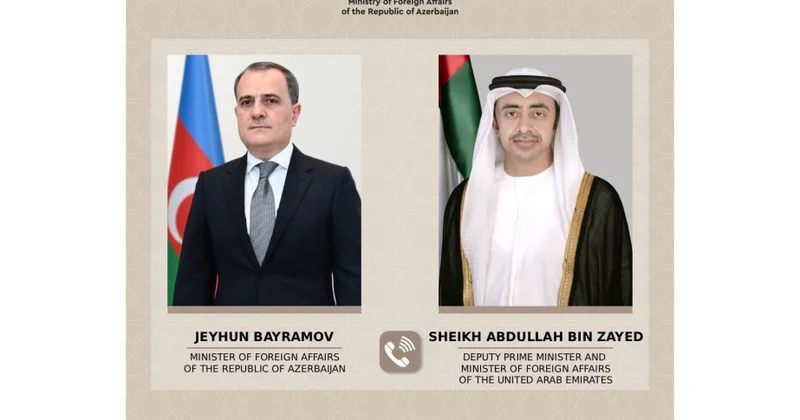 XİN: Azərbaycan və BƏƏ Yaxın Şərqdəki hərbi eskalasiyadan narahatlığını ifadə edib