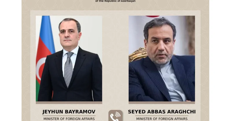 Ceyhun Bayramov Ayətullah Xameneinin ölümü ilə bağlı iranlı həmkarına başsağlığı verib