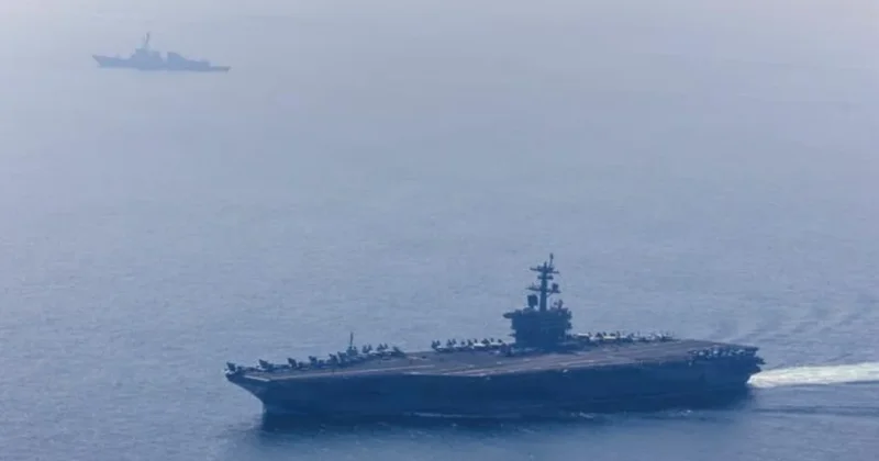 КСИР атаковал авианосец USS Abraham Lincoln баллистическими ракетами