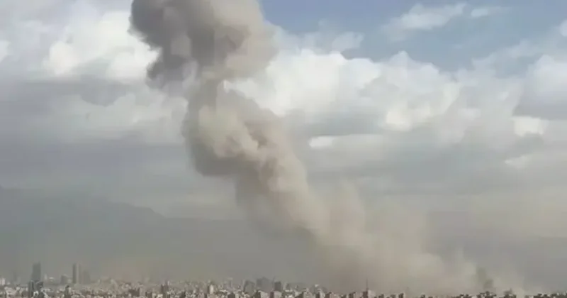 Dubayda dron qalıqlarının düşməsi nəticəsində iki nəfər yaralanıb FOTO
