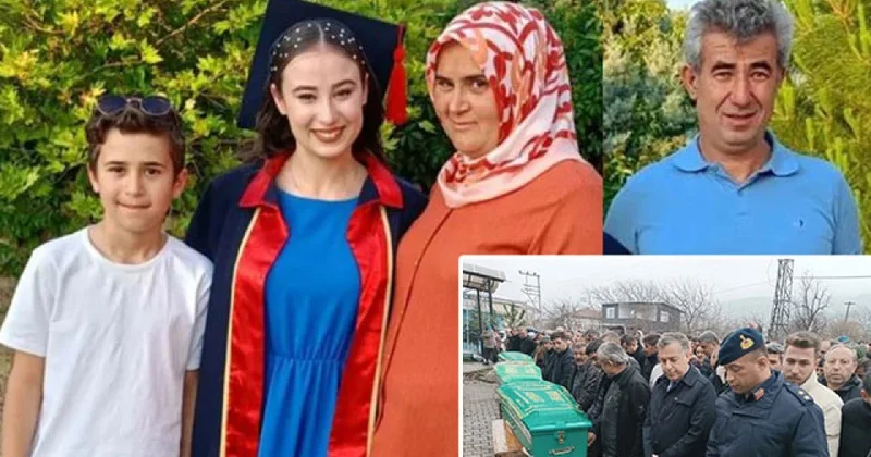 Ailə qətliamı: 4 tabut yan yana
