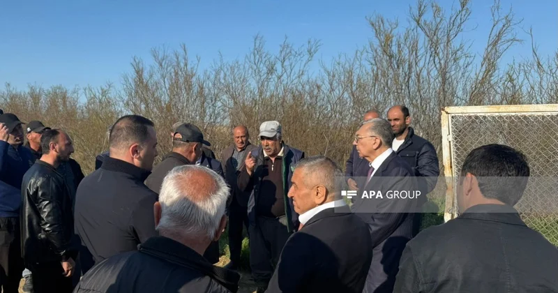 Eldar Əzizov Ramanada su basmış ərazilərdə olub, sakinlərlə görüşüb