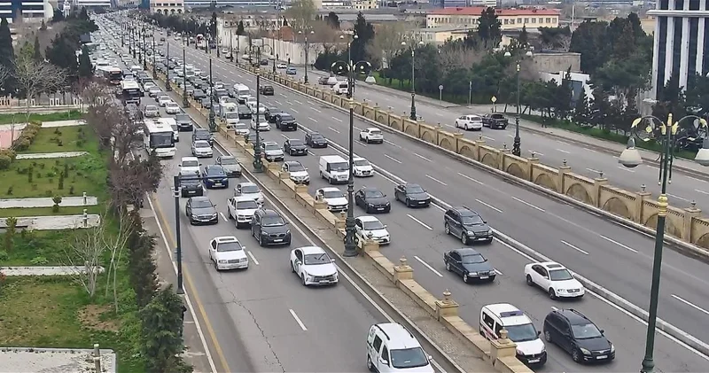 Где сейчас пробки в Баку: Список улиц