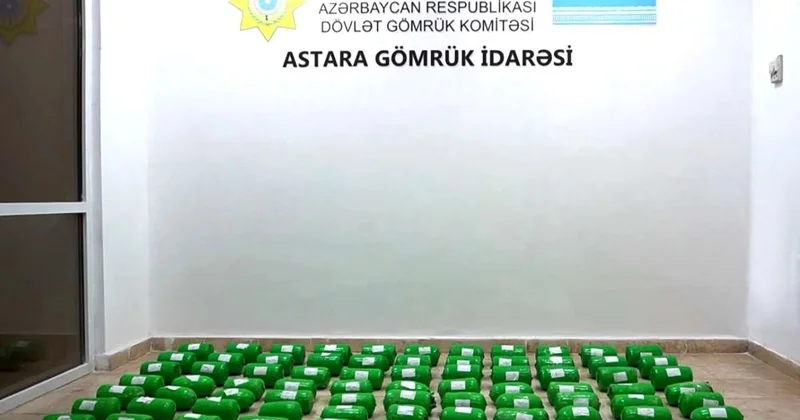 Kələm yükü adı ilə Azərbaycana narkotik gətirmək istədilər FOTO