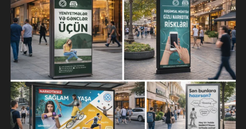 Antinarkotik təbliğatın gücləndirilməsi məqsədilə 140 baner hazırlanıb
