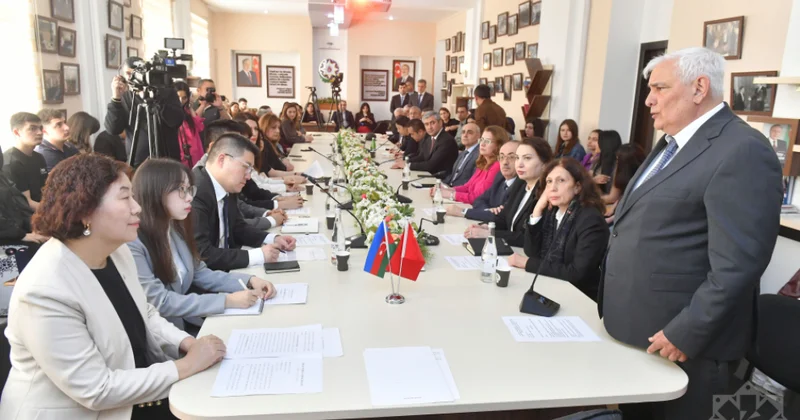 ADU da Azərbaycan Çin diplomatik münasibətlərinin 34 cü ildönümü qeyd olunub