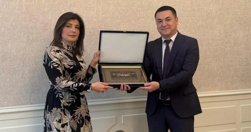 Günay Əfəndiyeva Özbəkistanın tanınmış mədəniyyət və incəsənət xadimləri ilə görüşüb