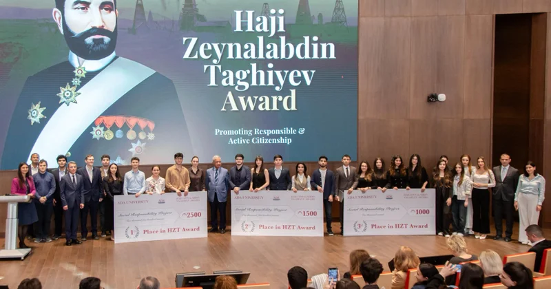 ADA Universitetində Hacı Zeynalabdin Tağıyev Mükafatı təqdim olunub