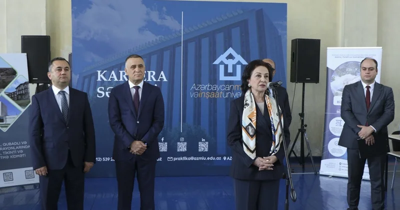 AzMİU da sayca VI Karyera Sərgisi təşkil olunub FOTOLAR