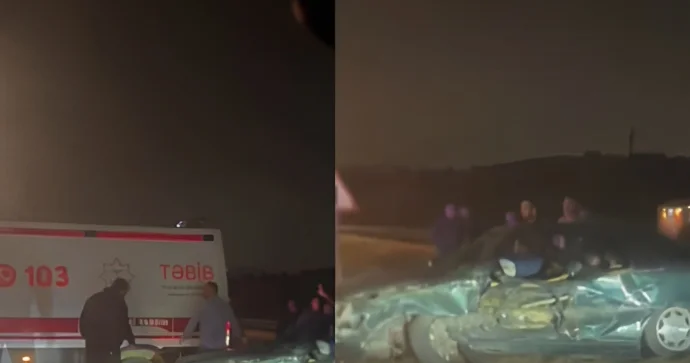 Balaxanı Binəqədi yolunda AĞIR QƏZA: VİDEO YENİLƏNİB