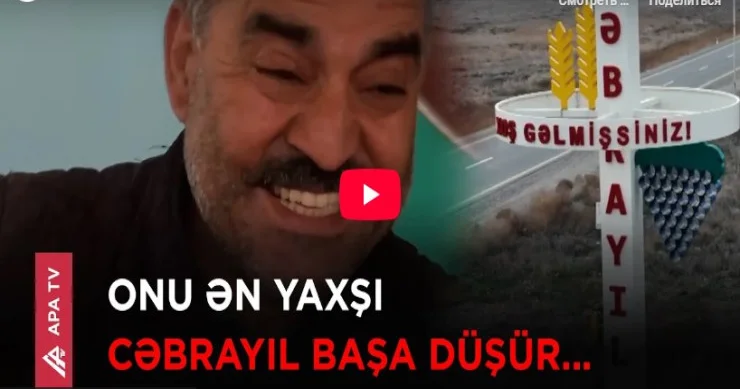 Səssiz haray dilsiz Cəbrayıl sakinini yurda aparan yol VİDEO