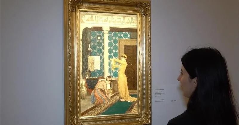 Osmanlı rəssamıın əsəri hərracda 1 milyon funta satılıb...