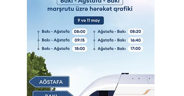 ADY bu xətt üzrə əlavə qatar reysləri təyin etdi