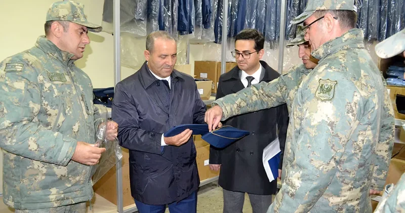 Представители Аппарата омбудсмена посетили воинскую часть ВВС Азербайджана ФОТО