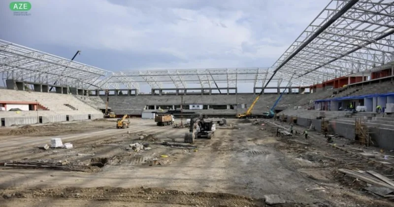Gəncə stadionunda son durum