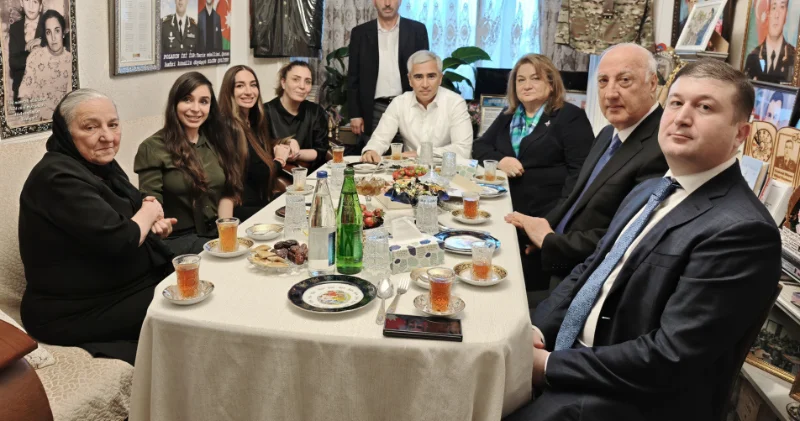 Heydər Əliyev Fondunun vitse prezidenti Leyla Əliyeva və Arzu Əliyeva Polad Həşimovun evində olublar FOTO
