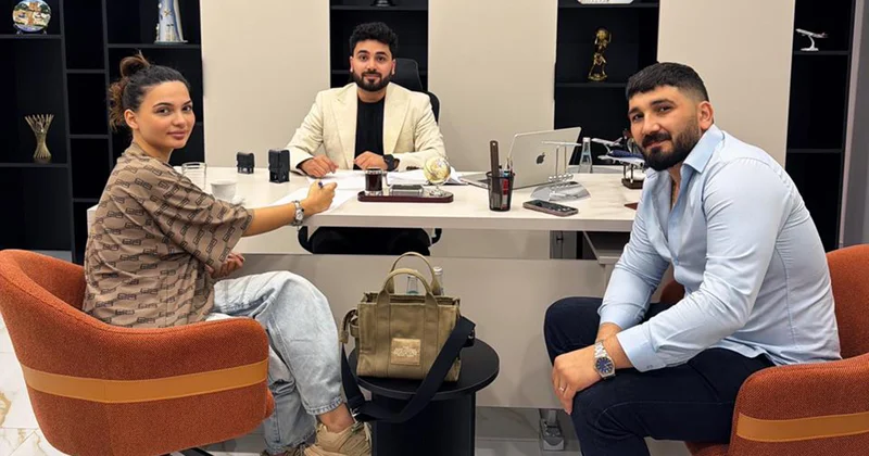 Ramal İsayev tanınmış influenserlərlə müqavilə bağladı Fotolar
