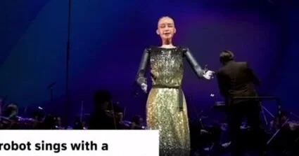Гуманоидный робот София спела с симфоническим оркестром ВИДЕО