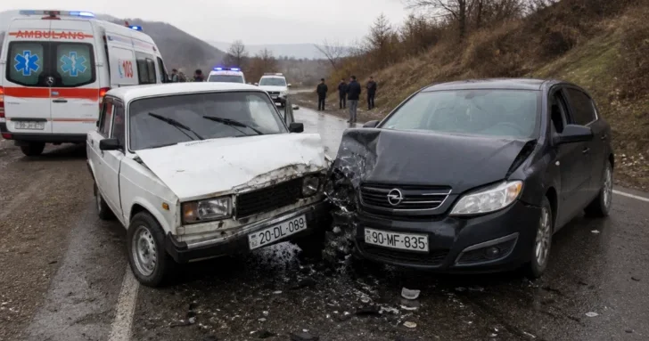 В Агдамском районе произошло смертельное ДТП: есть погибшие и пострадавшие