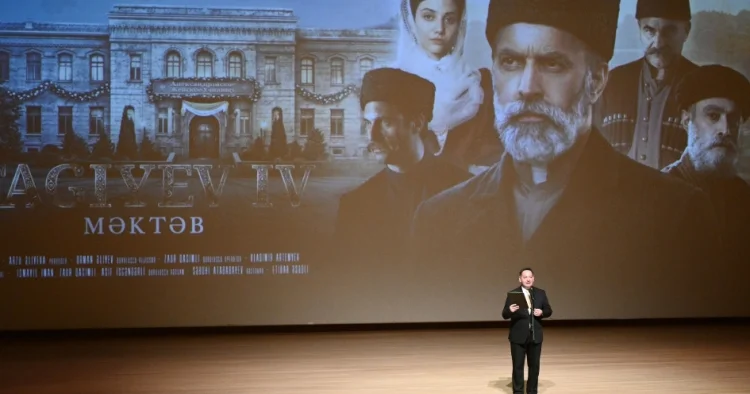 “Tağıyev: Məktəb” bədii filminin təqdimatı olub FOTOLAR