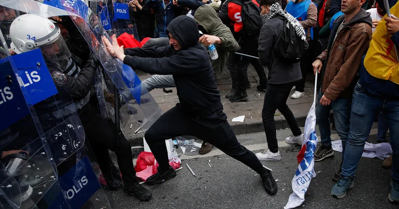 İstanbulda 1 May aksiyalarında 350 iştirakçı saxlanılıb